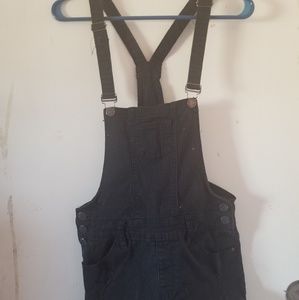 Black Overall shorts